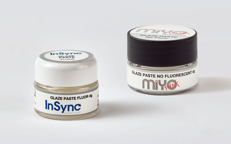 Insync und MiYO Glasurpaste für echte Transparenz.