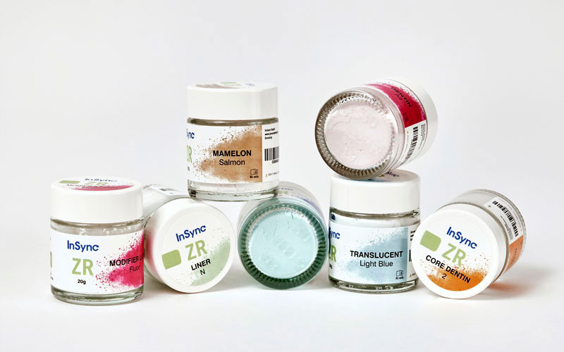 Insync ZR Verblendkeramik für Zirkondioxid, Lithium-Disilikat und Titan